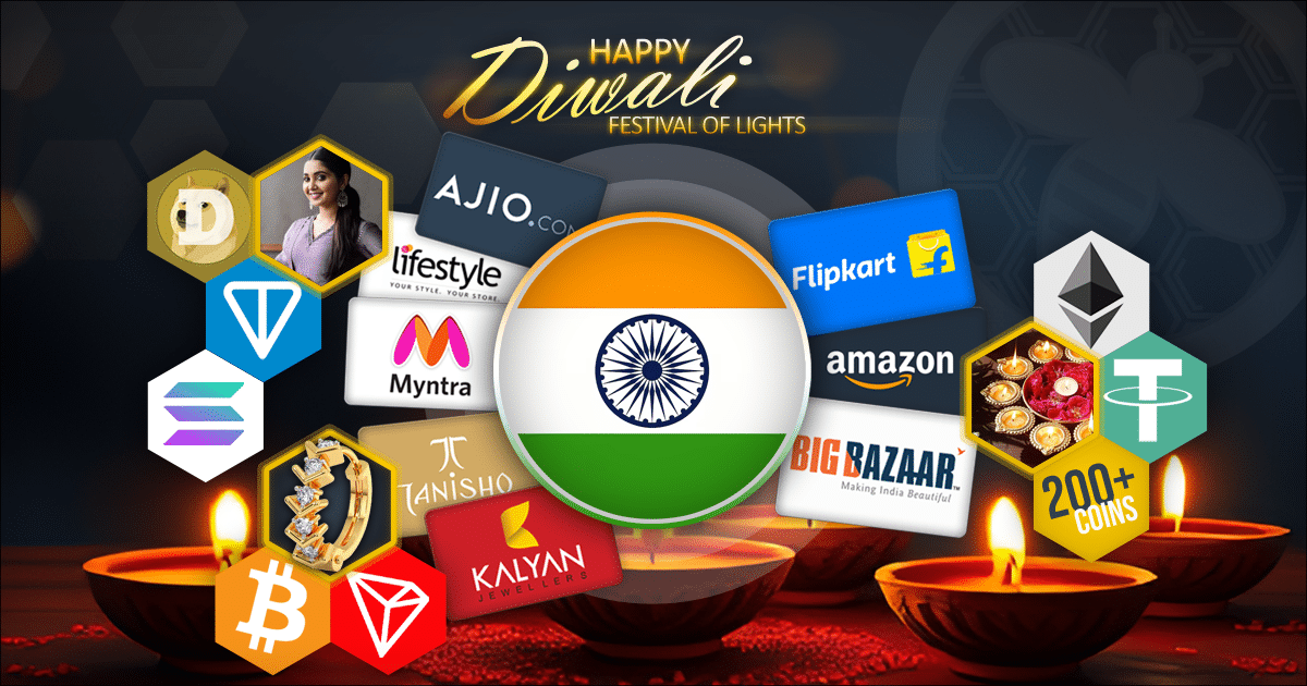 Diwali 2024 Gifting: Buy Digital Gifts with CoinsBee