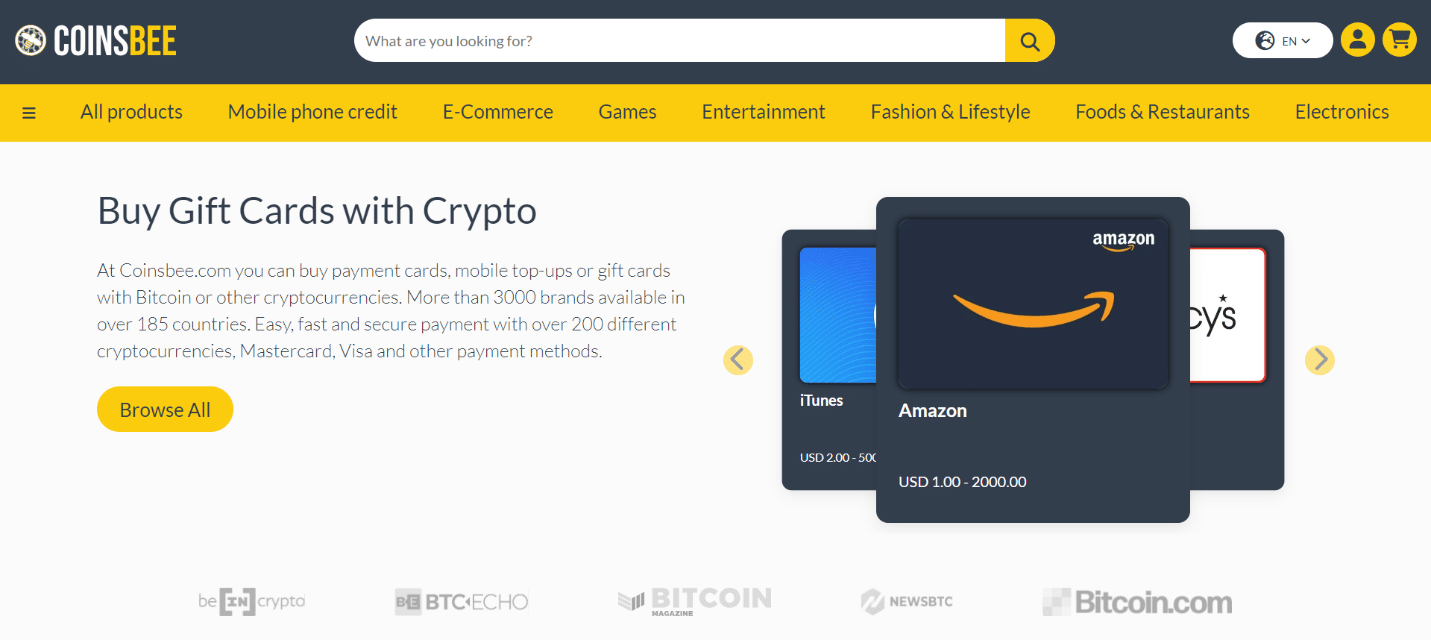 Guide: How to Buy Gift Cards with Crypto