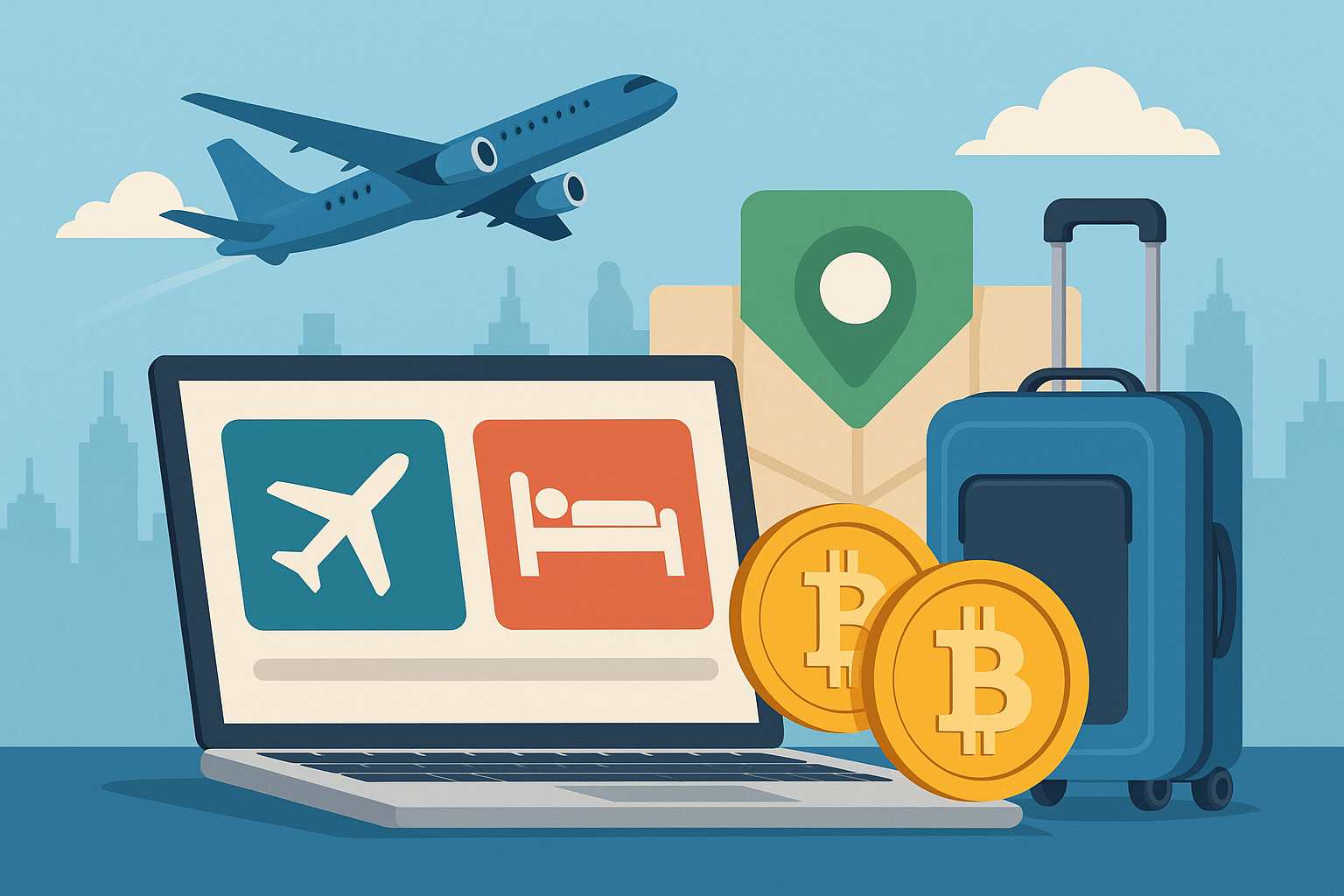 Travel with Crypto: Book Flights & Hotels Easily – CoinsBe