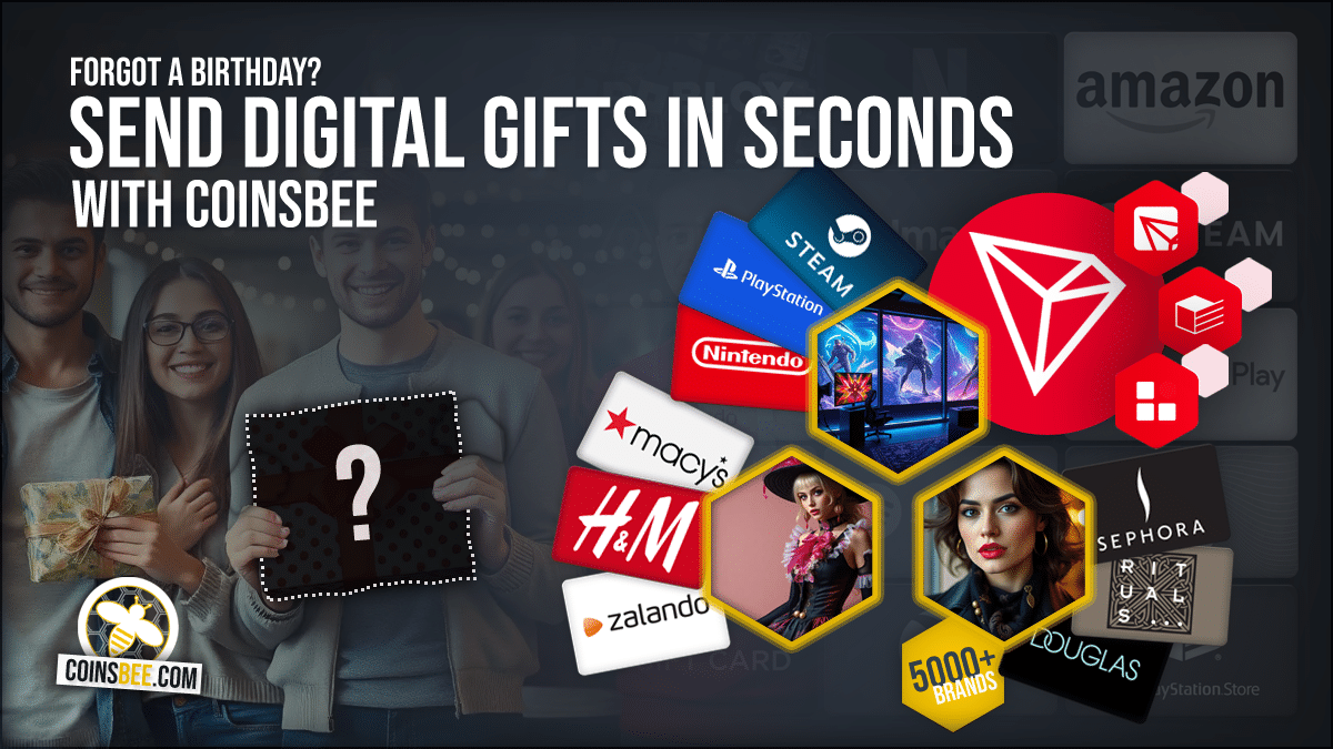 Last-Minute Gifts in Seconds with TRON & CoinsBee